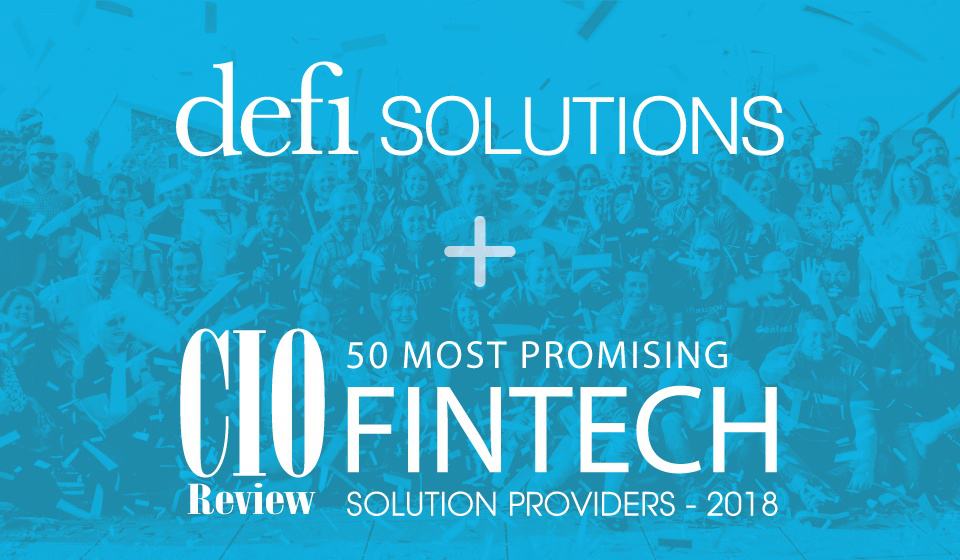 defi SOLUTIONS name CIO Review 50 Most Promising FIntech 2018